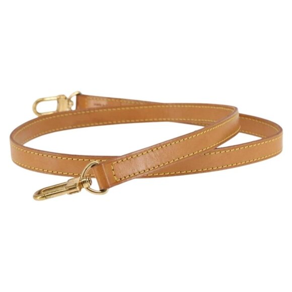 LOUIS VUITTON Shoulder Strap Leather 39.4"" Beige LV - Picture 4 of 8